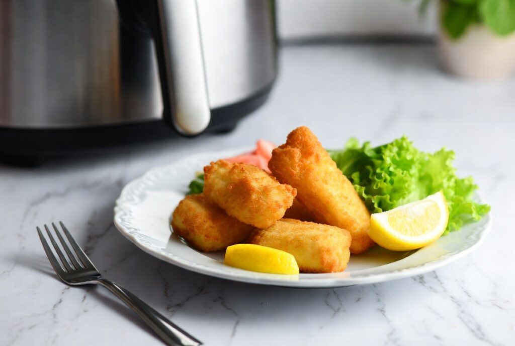 iscas de peixe na airfrier