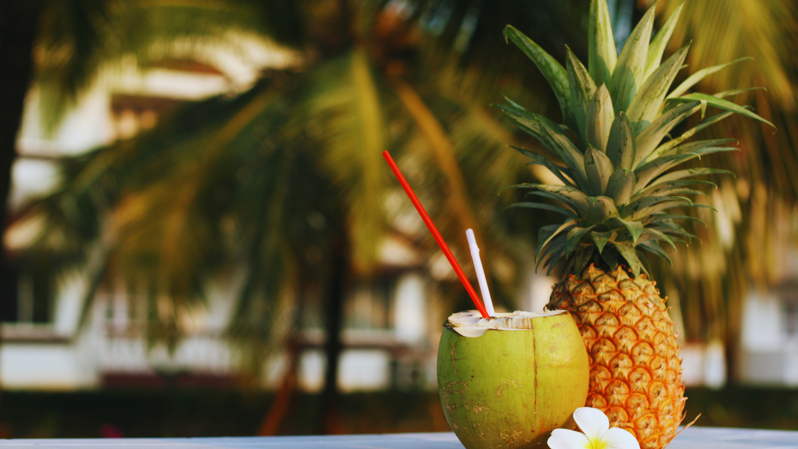 coco e abacaxi são alimentos que desincham rápido