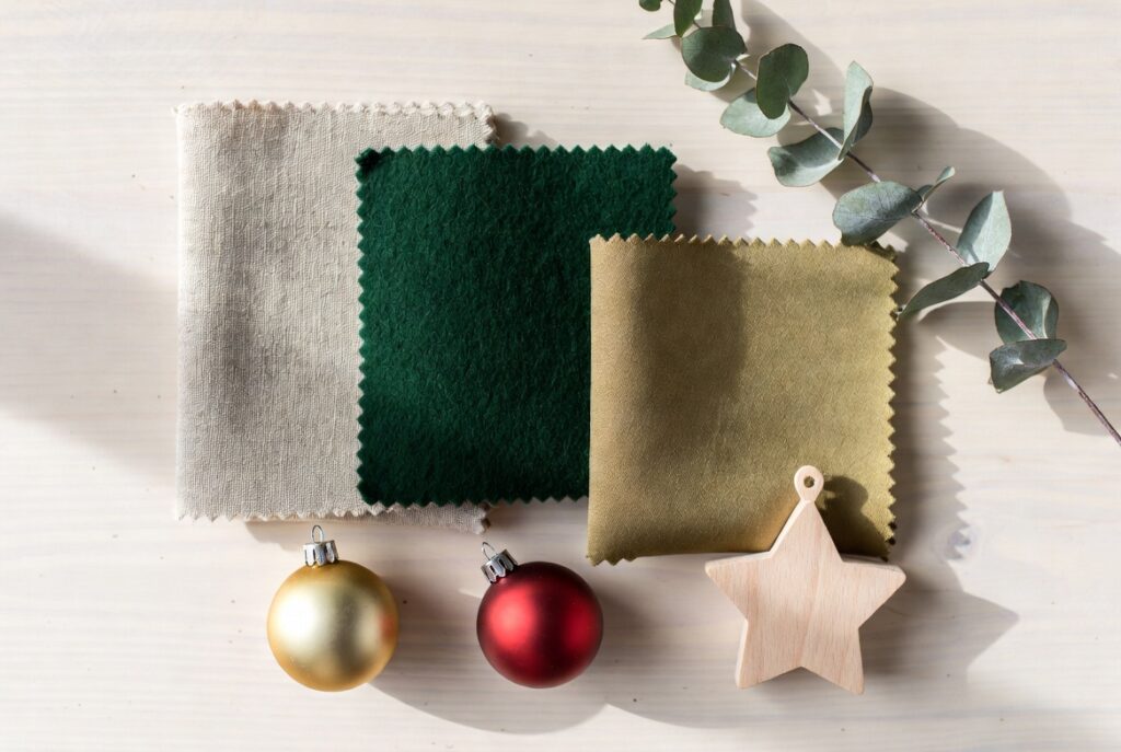 decoração de Natal simples e acolhedora