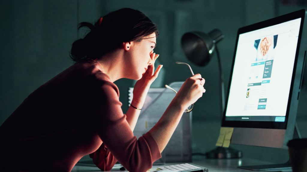 excesso de tela cansaço mental