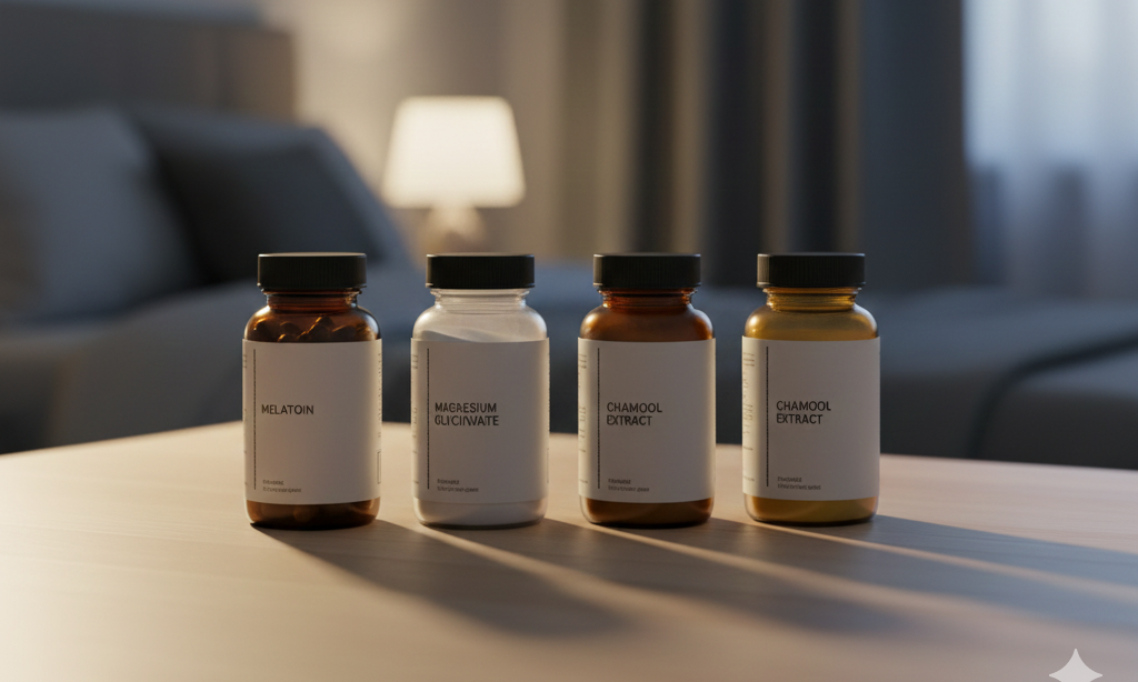 Suplementos naturais como melatonina e magnésio — melhor remédio para dormir