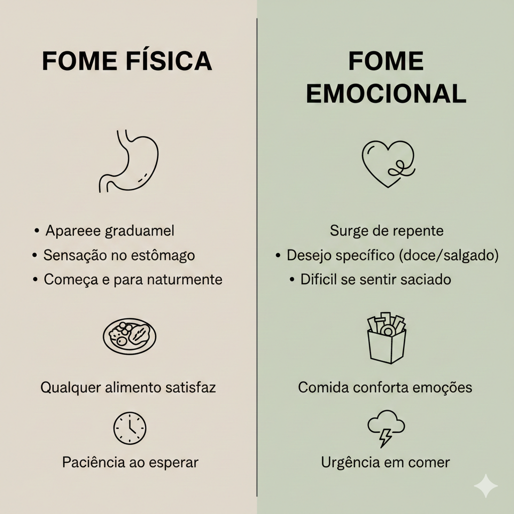 para saber se você está com fome ou só ansioso